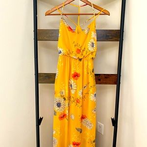 Cute printed summer/spring dress. Lovely back straps